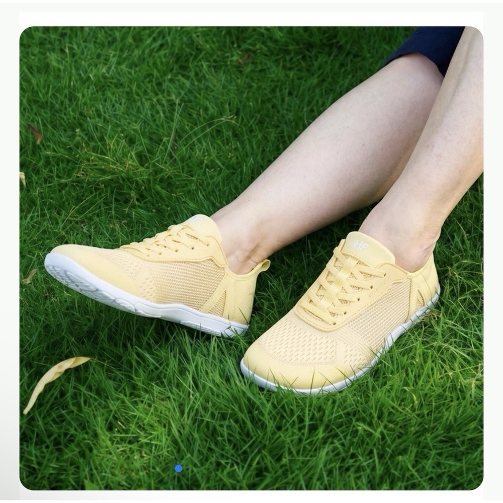Hike Footwear Stride Womens 9-9.5 EU 40 Yellow Walking Slip-in Shoes New - Picture 5 of 5